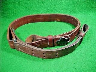 Us Army M1907 Leather Sling Unbranded Springfield M1 Garand & 1903a3 - Modern