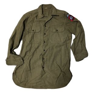 Ww2 82nd Airborne Wool Uniform Shirt Wwii 15 1/2 32