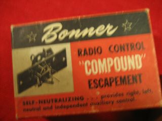 Escapements R/c 1 Bonner And 1 Other Vintage