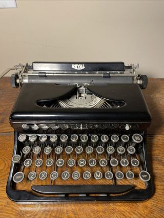 Vintage Royal Model O Touch Control Portable Typewriter (no Case)