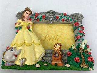 Vintage Disney Beauty And The Beast 3d Photo Picture Frame