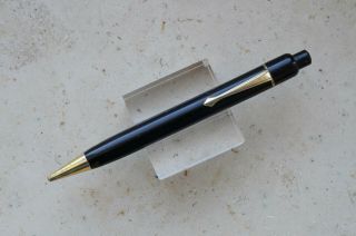 Montblanc " Pix " N° 72 Black Propelling Pencil Perfect 1.  18 Mm Leads - Rare