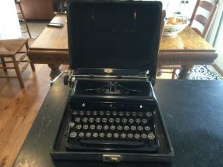 Vintage Royal Model O Touch Control Portable Typewriter