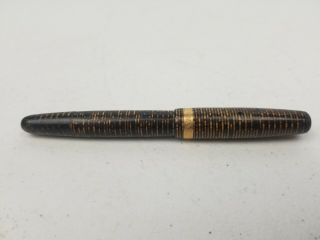 Vintage Parker Gold Striped Vacumatic Fountain Pen " 5 "