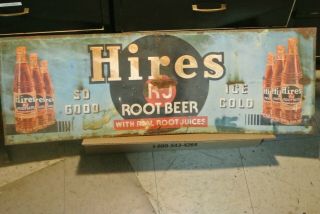 Vintage Hires R - J Root Beer Metal Sign 39 