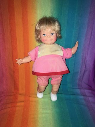 Vintage 1968 Ideal - - - - Toddler Thumbelina 10 " Doll - - - - No String / Not