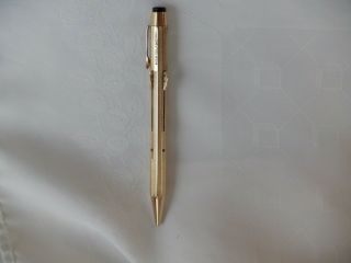 Vintage Montblanc Gold Filled Multi 4 X Colours Ballpoint Pen - 5 1/4 " C.  1960 