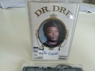 Vintage Dr Dre W/ Snoop Dog The Chronic Cassette Tape.  Vg