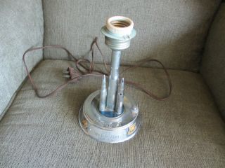 Vintage Ww2 Era Us Navy Machinist Made Electric Lamp Uss Wm.  R.  Rush Ddr 714