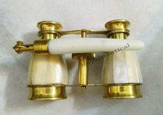 Nautical Antique Brass Binocular Vintage Spyglass Collectible Valentine 