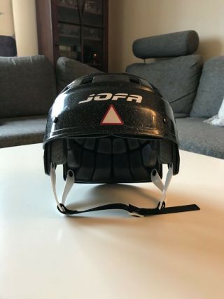 Vintage Black Jofa Sweden Hockey Helmet Size 49 - 56