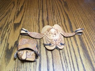 Vintage Salesman Sample Miniature Leather Western Horse Saddle Dollhouse Repair