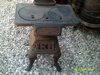 Vintage Wood Burning Stove Spiegel - May - Stern Company Chicago,  Ill No.  8 Cast Iron