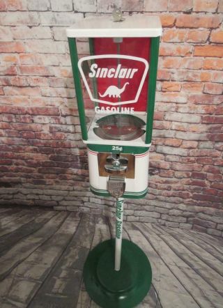 Vintage Gumball Machine Sinclair Gas Man Cave Game Room Bar Accessories Man Gift