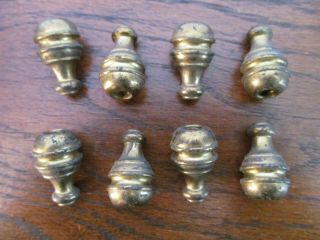 Vintage 8 Solid Brass - Weighted Drapery,  Curtain,  Blind,  Cord Pulls
