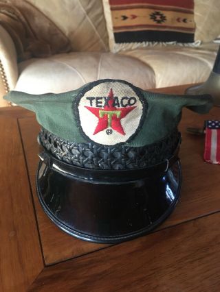 Vintage 1940’s Texaco Gas Service Station Attendant Hat