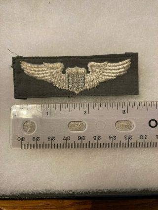 Authentic Wwii Us Army Air Corps Pilot Badge Wings Insignia Patch