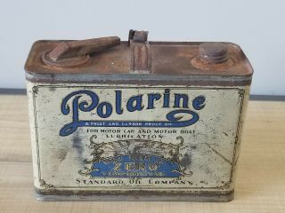 Old Vintage Standard Oil Company " Polarine " Can