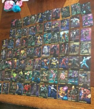 Marvel Contest Of Champions Arcade Game Cards Dave Busters Full Set Guaranteed