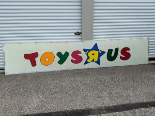 Vintage Authentic Toys R Us Store Sign 1980s Local Pickup 3