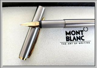 Classic Mont Blanc Noblesse Fountain Pen With 14k Medium Nib