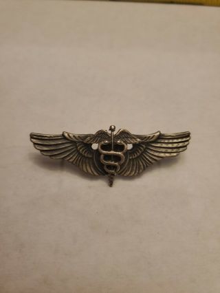 Wwii Flight Surgeon Mini Wings Orber Maker Silver