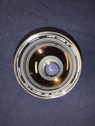 Vintage Canon Lens EX 125mm 1:3.  5 Portrait Lens made in Japan 3