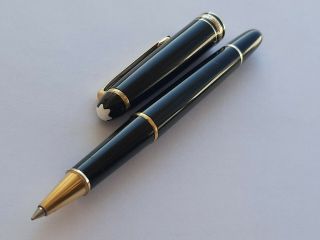 Montblanc Meisterstuck Rollerball Pen 163 Black Resin Made In Germany