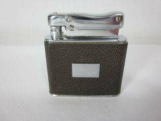 Colibri Monopol Lighter Vintage Brown With Blank Initial Panel