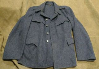 Swiss Army 1950 Vintage Dark Blue Wool Tunic