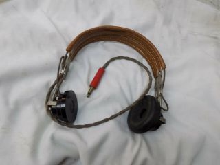 Vintage Military Navy Headset Receiver Wwii Anb - H - 1