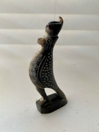 Ancient Egyptian Horus Falcon Hand Carved Stone Statue Figurine