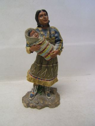 The First Americans Circle Of Life Figurine Russ Berrie Mother With Infant