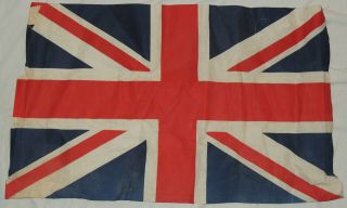 Ww2 British Union Jack Patriotic Flag 17 X 26 Double Sided