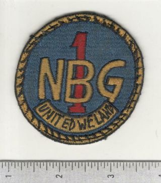 Cut Edge No Glow Us Navy Navel Beach Group One Patch Inv C148