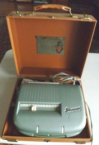 Vintage Stenocord Type D Stenograph Recorder Machine 1950 