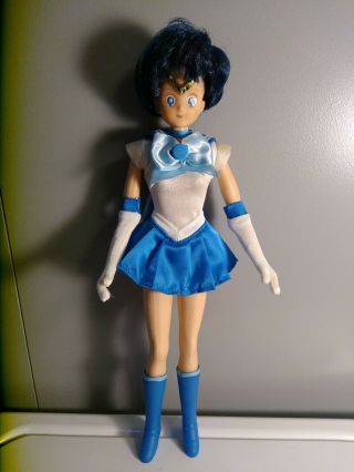 Vintage Sailor Mercury Doll 11.  5 " Irwin Sailor Moon 2000