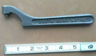 Vntg Brass South Bend Lathe Chuck Spanner Wrench No.  320 1n1