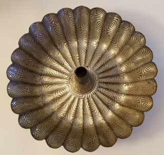 Vintage Starburst Tin Fluted Ring Bundt Cake Baking Pan Mold,  9 1/2 X 2 5/8 "