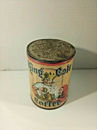 King Cole Coffee Tin