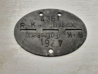 WW2 WWII German Soldier ID / Dog Tag Relic 3
