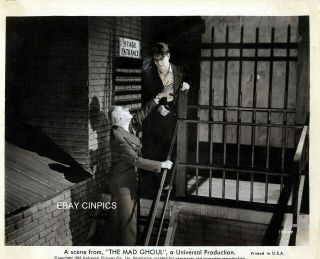 " The Mad Ghoul/1943 Horror Film/vintage 8x10 Photo
