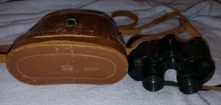 Vintage Soc Tokyo Orient Binoculars 7 X 35 Coated Made Occupied Japan Case 26301