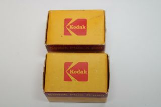 2 Vintage Kodak Plus - X Pan PX - 135 - 20 B&W Film Expired 81/82 3