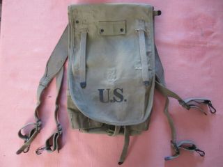 Ww2 Us Army Marine Combat Field Back Pack Dated 1943 Boyt Made