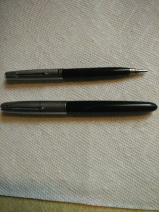 Vintage Parker 51 Pen And Pencil Set In Case 3