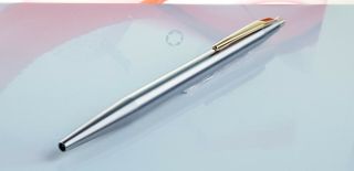 Mont Blanc Ballpoint Pen First Line Noblesse Model Silver Functional Ex Con NL1 3