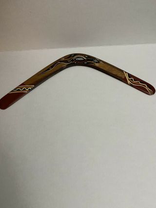 Hand Made Wooden Boomerang Aboriginal 18 "