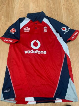 Vintage Xl Mens England One Day Cricket Shirt By Admiral / Bargain 99p Start
