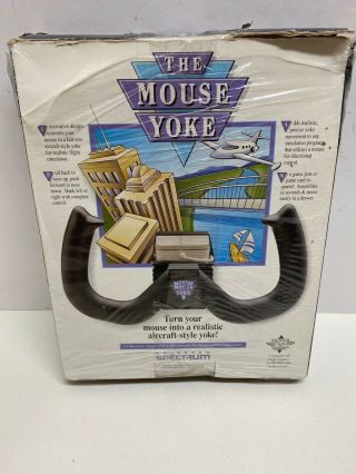 The Mouse Yoke Vintage Colorado Spectrum Flight Simulator Ms - Dos Macintosh